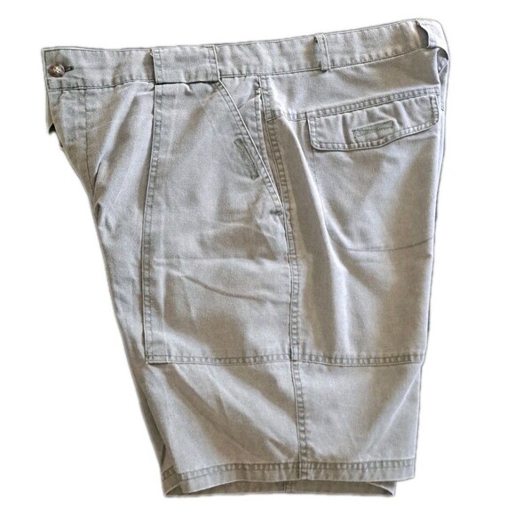 Bugle Boy Men’s Shorts 38W 8" Inseam Green Safari Deep Pocket Outdoor Hiking Vtg - Picture 3 of 6